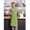 Fartuch kucharski Basic 75 x 90 cm z kieszenią i klamerką limonkowy | KARLOWSKY BLS 5-81-Stck