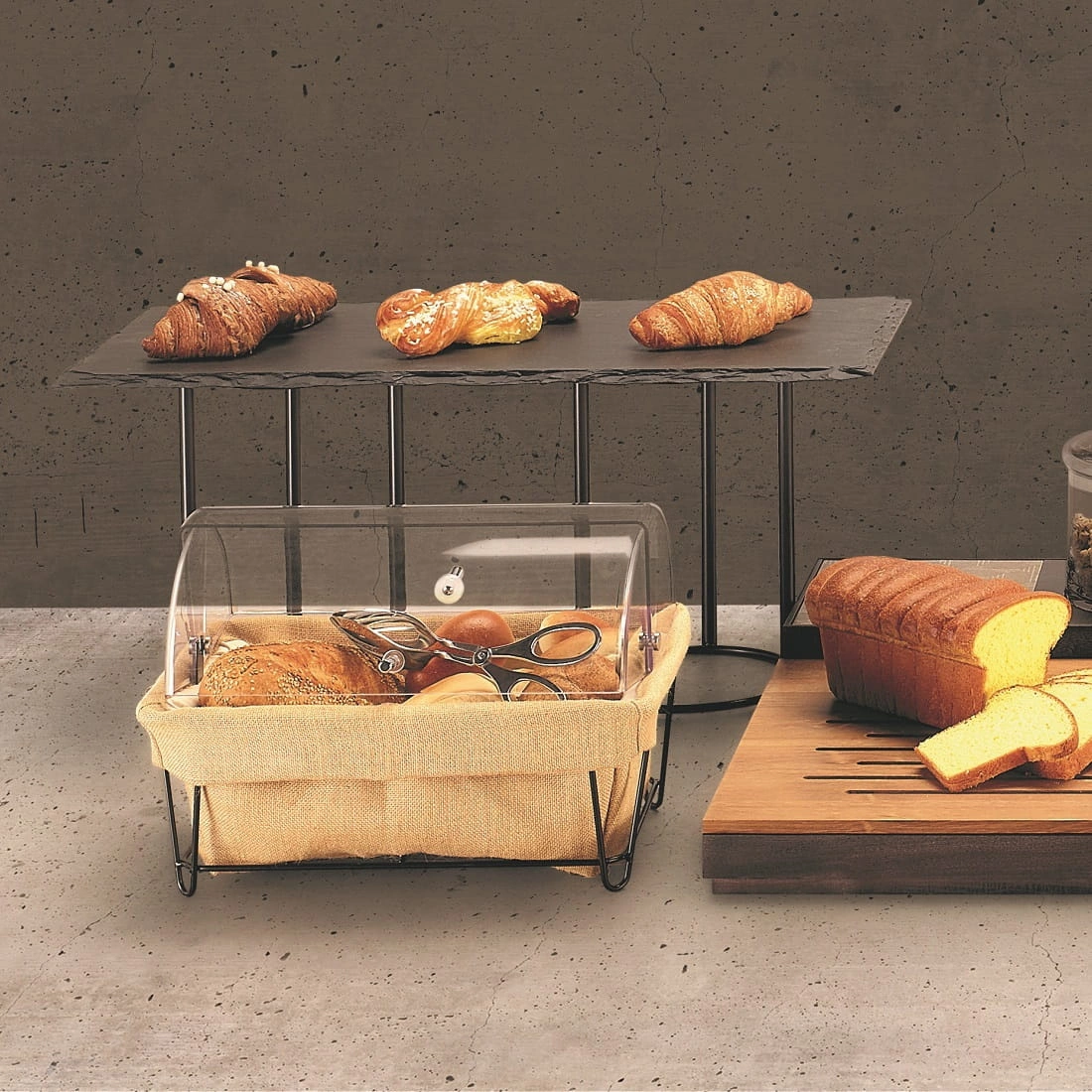 Stojak bufetowy Cosmo, metalowy, wysokość 25 cm | ABERT V331842002