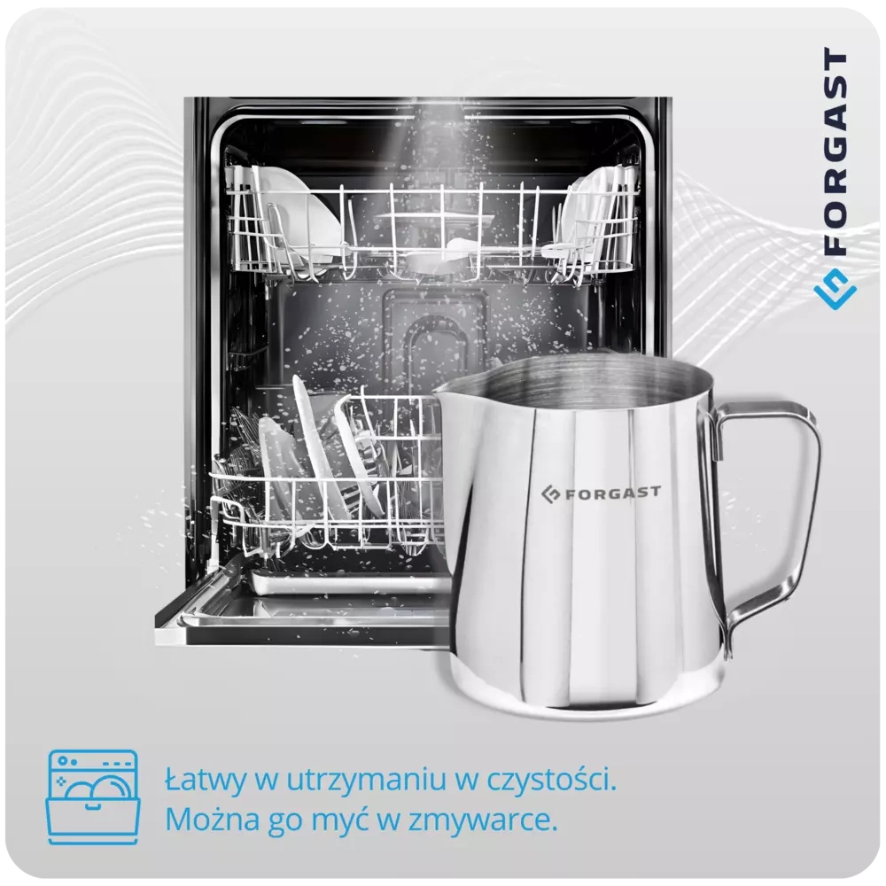 Dzbanek stalowy do spieniania mleka, 350 ml | FORGAST FG11020