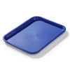 Taca fast food niebieska, polipropylen, prostokątna 35x25 cm, prostokątna | FORGAST FG12504