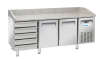 Stół chłodniczy do pizzy 2-drzwiowy z 5 szufladami, 430 l, 230 V, 0.21 kW | ARKTIC 236802