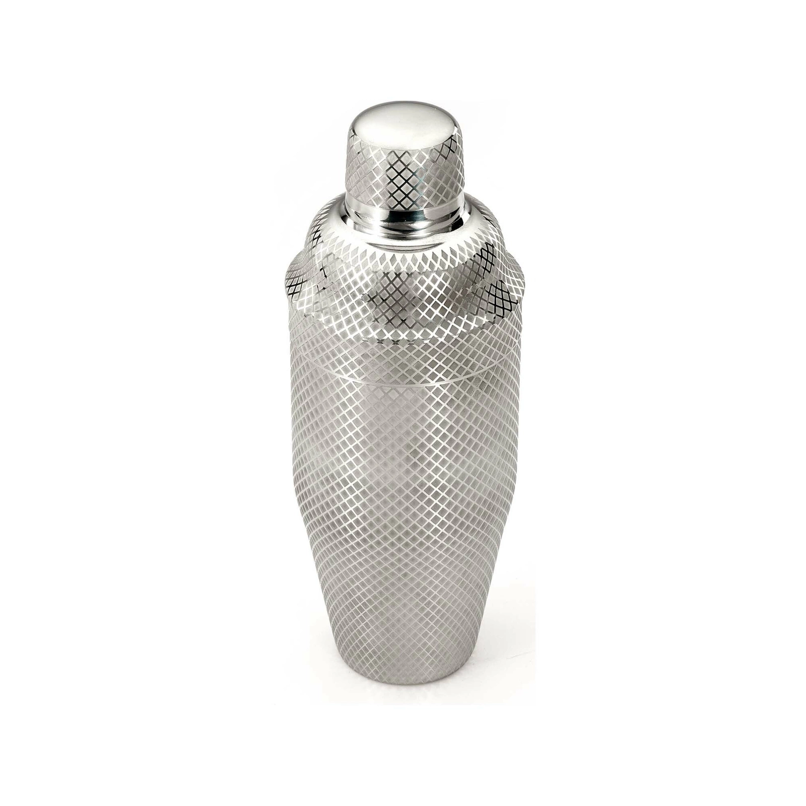 Shaker barmański 3-częściowy w stylu japońskim Diamond Lettice, stal nierdzewna, 700 ml | BARFLY M37205