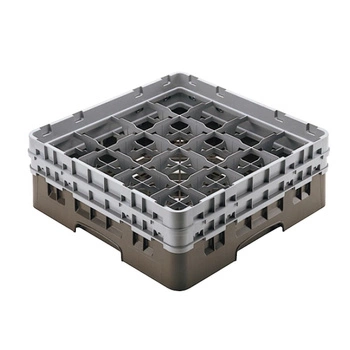 Kosz do szkła 16 przegródek - 50x50 cm | CAMBRO 16S1114