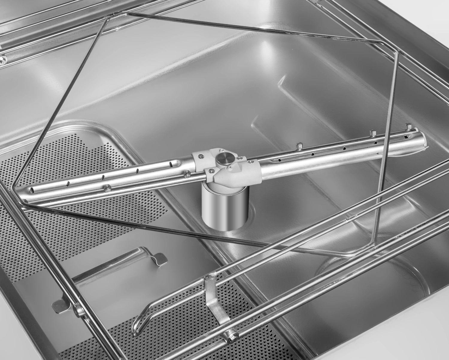 Zmywarka kapturowa gastronomiczna do naczyń ze sterowaniem elektronicznym, dozownikiem płynu myjącego, 9,55 kW, 400 V | PROFICHEF PCZ-04100