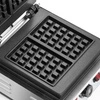 Gofrownica elektryczna prostokątna na 2 gofry 4x6, 1.75 kW,  230 V | FORGAST FG09713