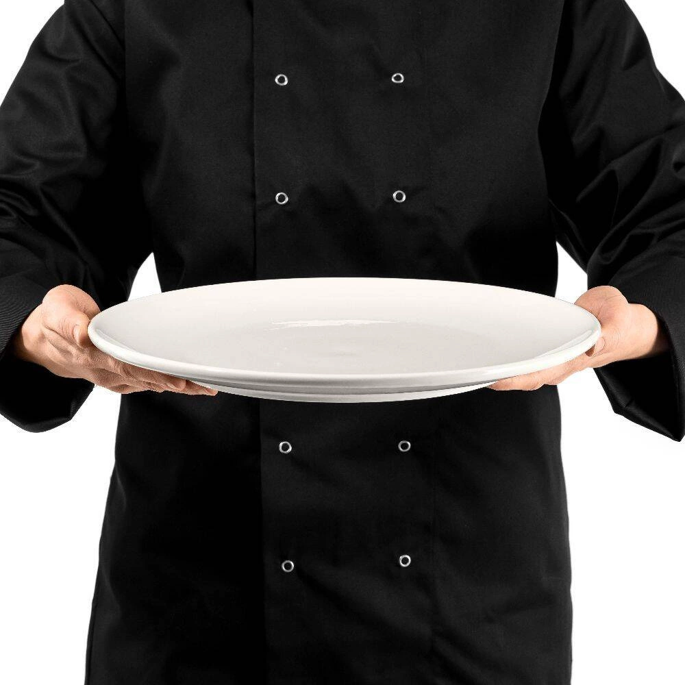 Talerz płytki bez rantu porcelanowy Modermo Prima 35 cm | MODERMO MP036