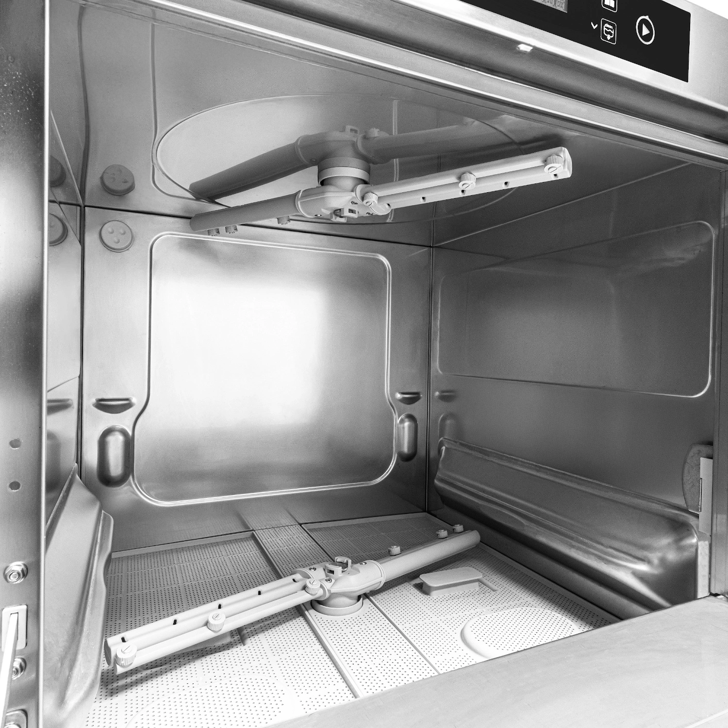 Zmywarka gastronomiczna uniwersalna do naczyń SMART, sterowanie elektroniczne, dozownik płynu myjącego, 3,25 kW, 230 V | PROFICHEF PCZ-04050