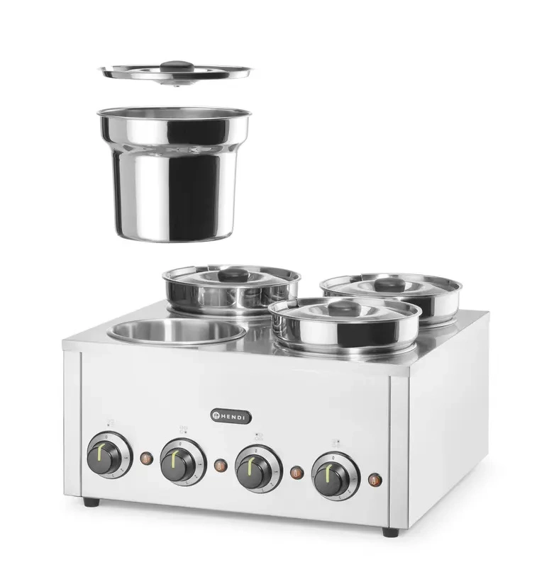 Bemar Thermosystem 4, 16 l, 4 komory, stal nierdzewna | HENDI 201466