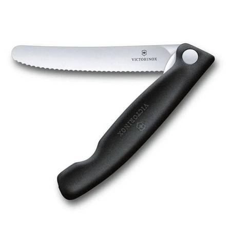 Nóż składany do warzyw i owoców Swiss Classic czarny dł. ostrza 11 cm | VICTORINOX 6.7833.FB