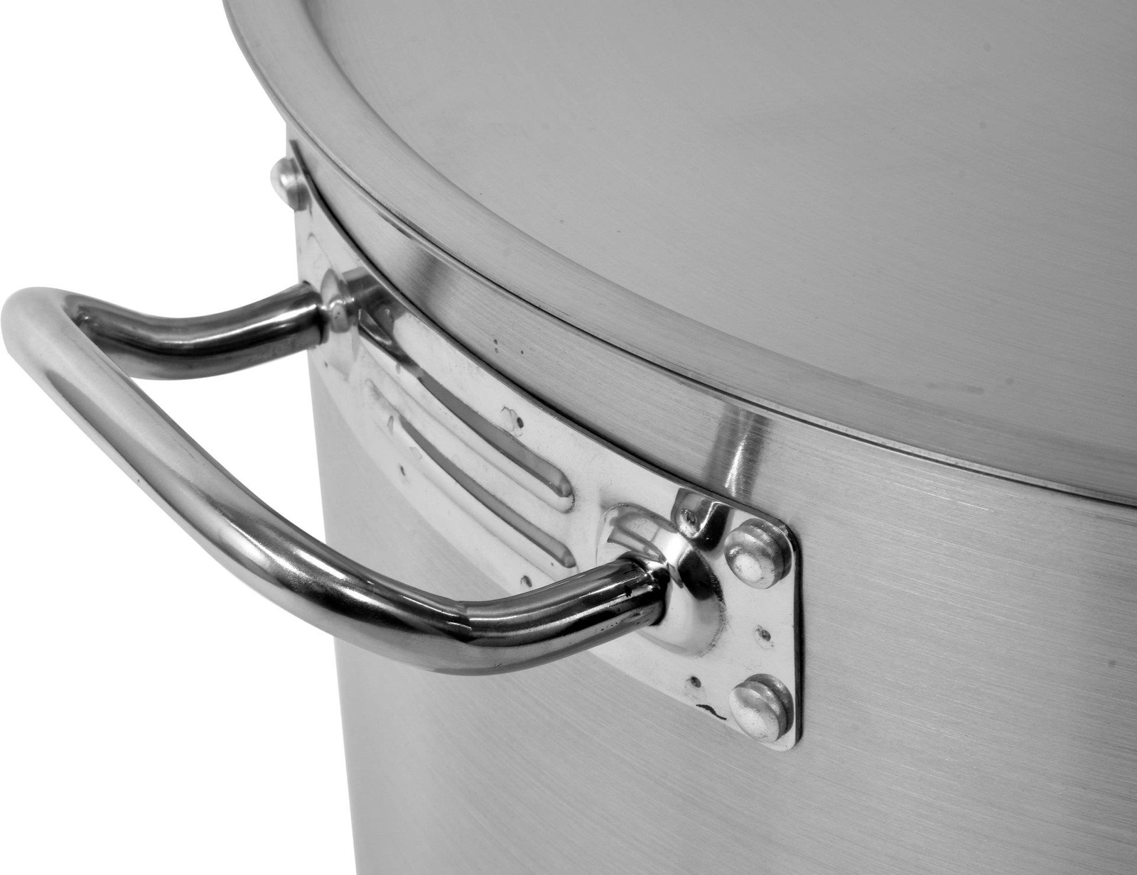 Garnek ze stali nierdzewnej wysoki - poj. 71,6l z pokrywką | YATO YG-00009