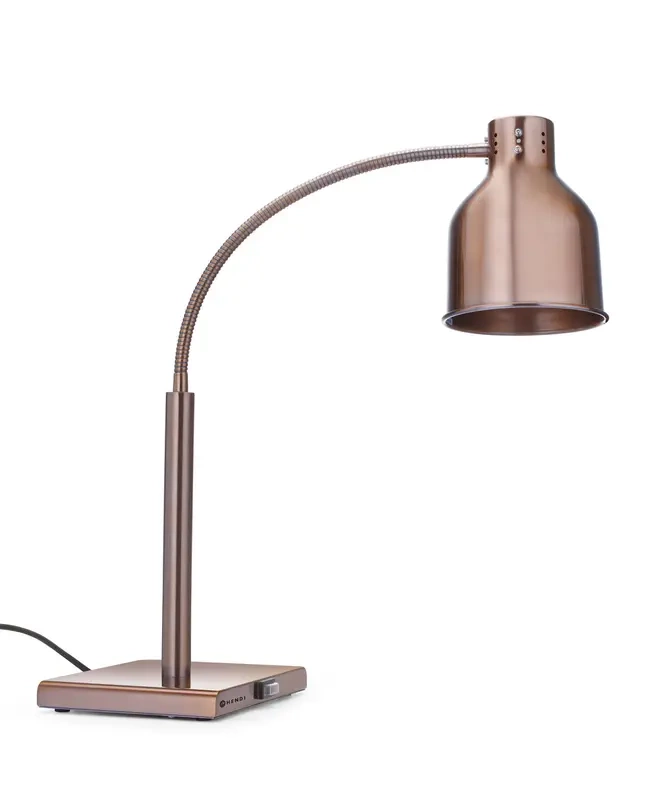 Lampa do podgrzewania potraw, giętka, miedziana, 220-240V/250 W, 26.8x20.3x66 cm | HENDI 273753