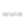 Naczynie na przystawki porcelanowe KUBIKO/FALA - 31.5x11 cm | AMBITION 62361