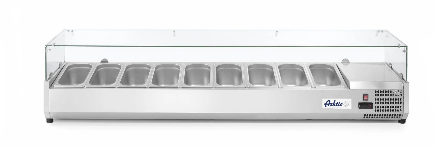 Nadstawa chłodnicza 9 GN 1/3, 200x39.5x43 cm, 2-8°C, 140 g czynnika | ARKTIC 232996