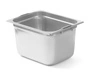 Pojemnik GN 1/2 gł. 20 cm z chowanymi uchwytami PROFI LINE   | HENDI 803400