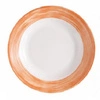 Talerz głęboki BRUSH pomarańczowy - 22.5 cm | ARCOROC 54753
