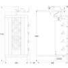Gyros (kebab) gazowy, 4 pola grzewcze, do 70 kg | POTIS GD-4 (G20)