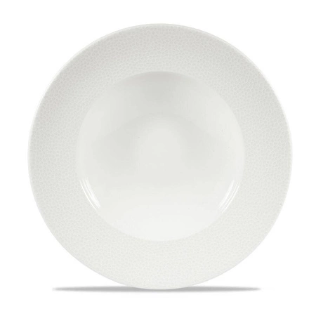 Talerz porcelanowy do pasty Isla śr. 28 cm | FINE DINE WHISIWBL1