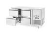 Stół chłodniczy z 4 szufladami, boczny agregat, 280 l, 136x70x85 cm, 0.25 kW | ARKTIC 233764