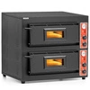 Piec do pizzy 2-komorowy, 8x30 cm, 8.4 kW, 400 V | FORGAST FG09551