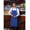 Fartuch kucharski Basic 75 x 90 cm z kieszenią i klamerką niebieski | KARLOWSKY BLS 5-6-Stck