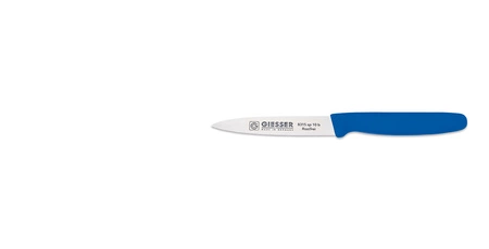 Nóż do obierania - 10 cm, niebieski | GIESSER MESSER 8315 sp 10 b