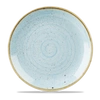 Talerz porcelanowy płytki Duck Egg Blue śr. 28,8 cm | FINE DINE SDESEV111