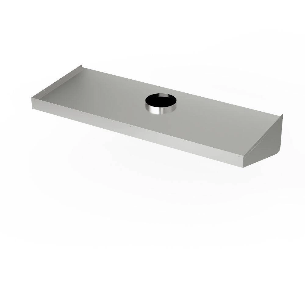 Okap nierdzewny przyścienny skośny 110x100 cm | FORGAST