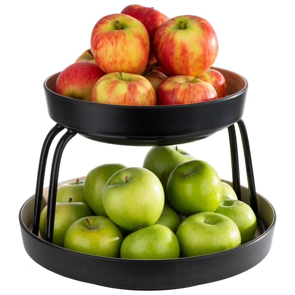 Miska, 2-częściowa FRIDA, czarna 25.5x6cm cm | APS 85230