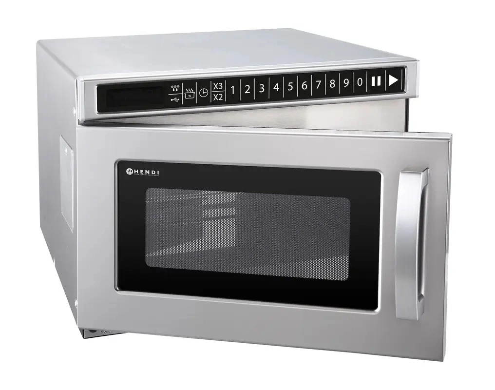 Kuchenka mikrofalowa z możliwością programowania, 18 l, 3 kW, stal nierdzewna | HENDI 281376