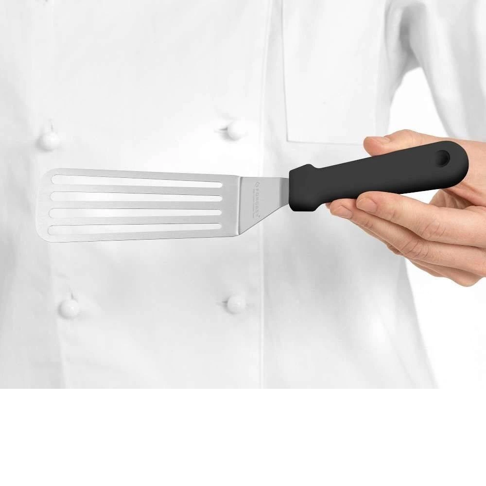 Łopatka do smażenia perforowana, stal nierdzewna, 27 cm | FORGAST FG11228