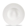 Talerz porcelanowy do pasty z szerokim rantem Isla śr. 24 cm | FINE DINE WHISIWBM1
