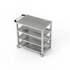 Wózek kelnerski nierdzewny 4-półkowy 120x40x85 cm | FORGAST