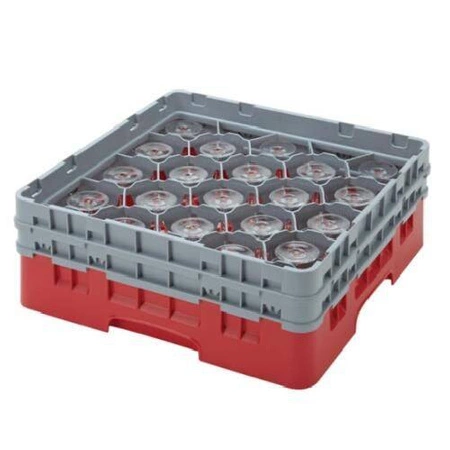 Kosz do szkła 20 przegródek - 50x50 cm | CAMBRO 20S1114