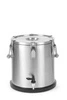 Termos stalowy z kranem, 20 l, średnica 33 cm, wysokość 36 cm | HENDI 710227