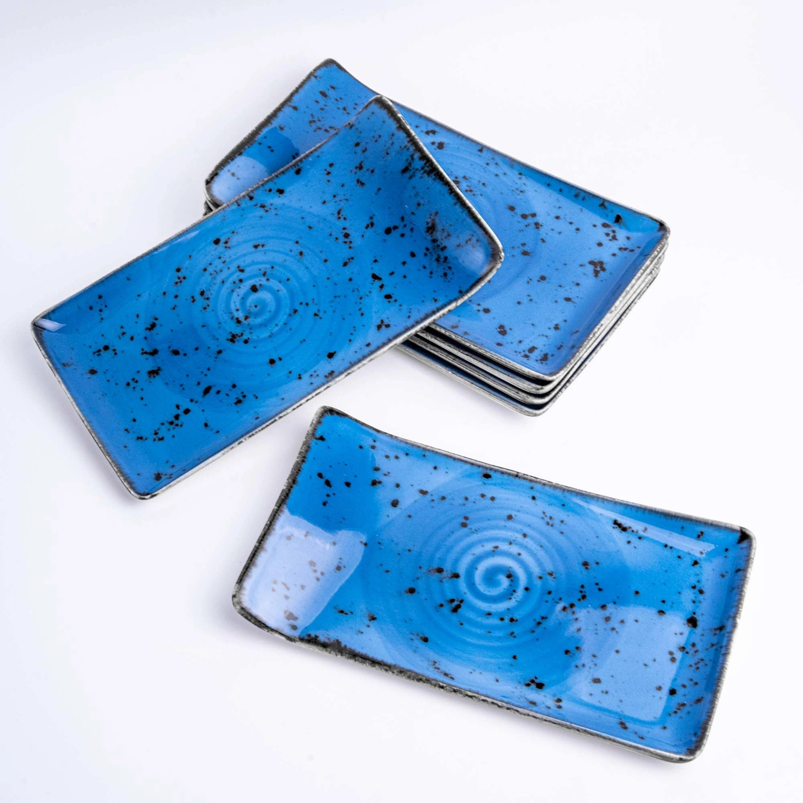 Talerz prostokątny porcelanowy Iris 21,5x18 cm | FINE DINE 778159