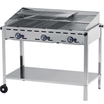 Grill gazowy Green Fire Kitchen Line 3-palnikowy | HENDI 149591