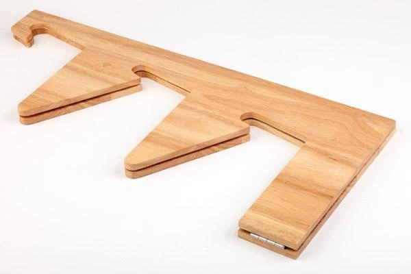 Stojak bufetowy do koszy na pieczywo, drewniany, jasny brąz, 40x40x58.5 cm | APS 33232