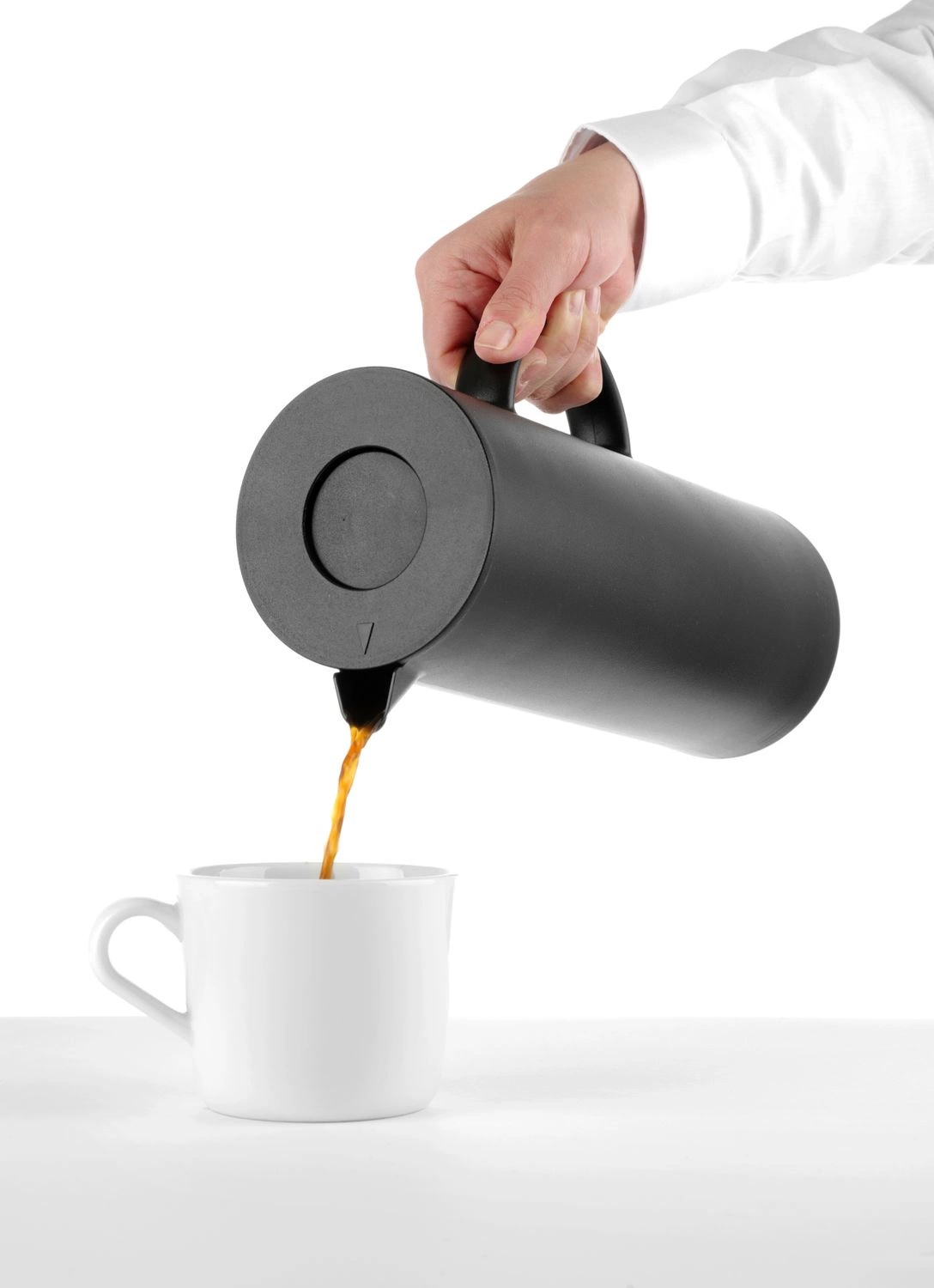 Termos konferencyjny ze szklanym wkładem, 1 l, wysokość 28.9 cm | HENDI 449615