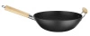 Patelnia WOK z drewnianym uchwytem, śr. 32 cm | HENDI 627907