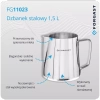 Dzbanek stalowy do spieniania mleka, 1,5 l | FORGAST FG11023
