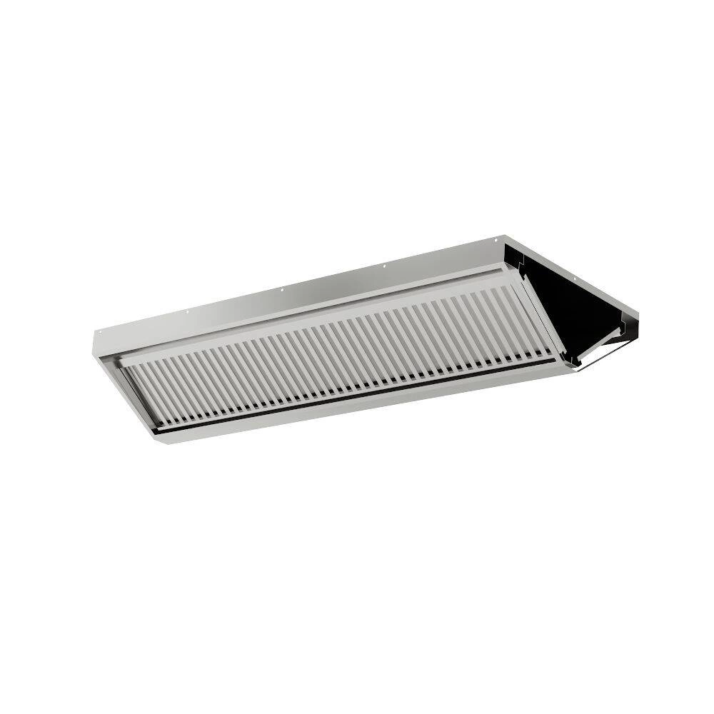 Okap nierdzewny centralny 170x120 cm | FORGAST