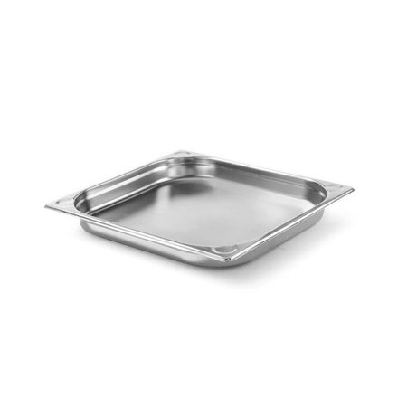 Pojemnik GN 2/3 gł. 4 cm ze stali nierdzewnej KITCHEN LINE | HENDI 806210