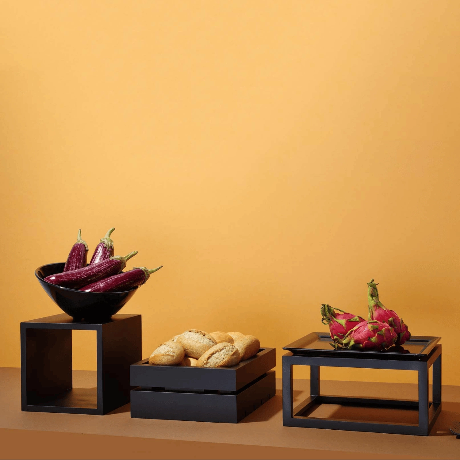 Skrzynka Madeira Black 12x12x12 cm | FINE DINE 504949