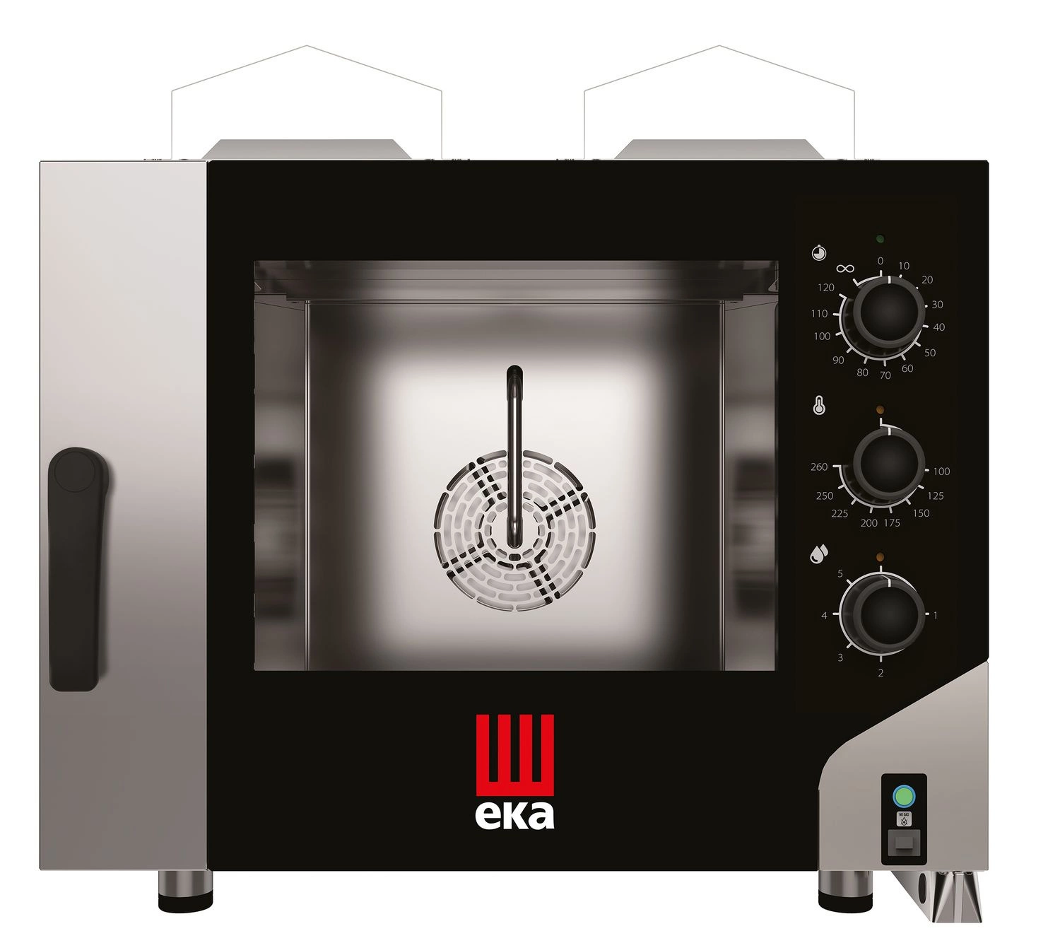 Piec konwekcyjno-parowy gazowy Millenial Smart Bakery 4x600x400 | TECNOEKA MKF464GS