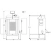 Gyros (kebab) gazowy wsad do 7 kg, 3.5 kW | POTIS GD-1