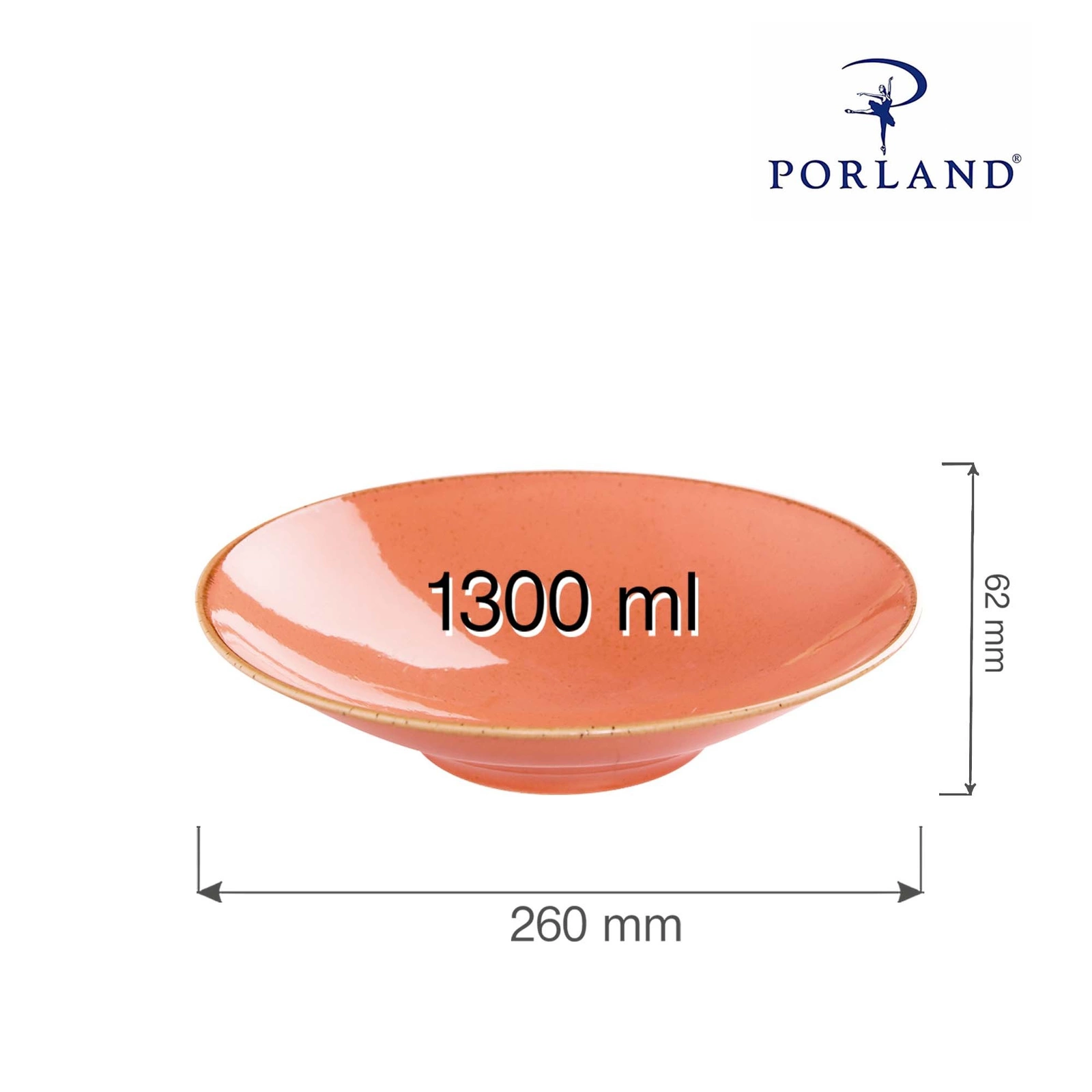 Talerz na stopie Amber 26 cm | PORLAND 04ALM001948