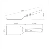 Szpatułka do grilla LANDHAUS 24,6 cm | TRAMONTINA 29810-405