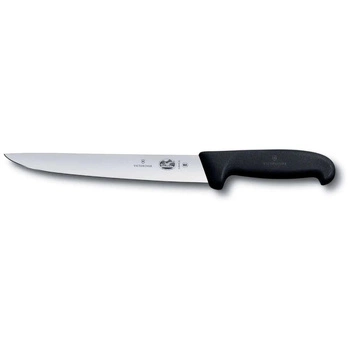 Nóż rzeźniczy z gładkim ostrzem FIBROX - dł. ostrza 22 cm | VICTORINOX 5.5503.22