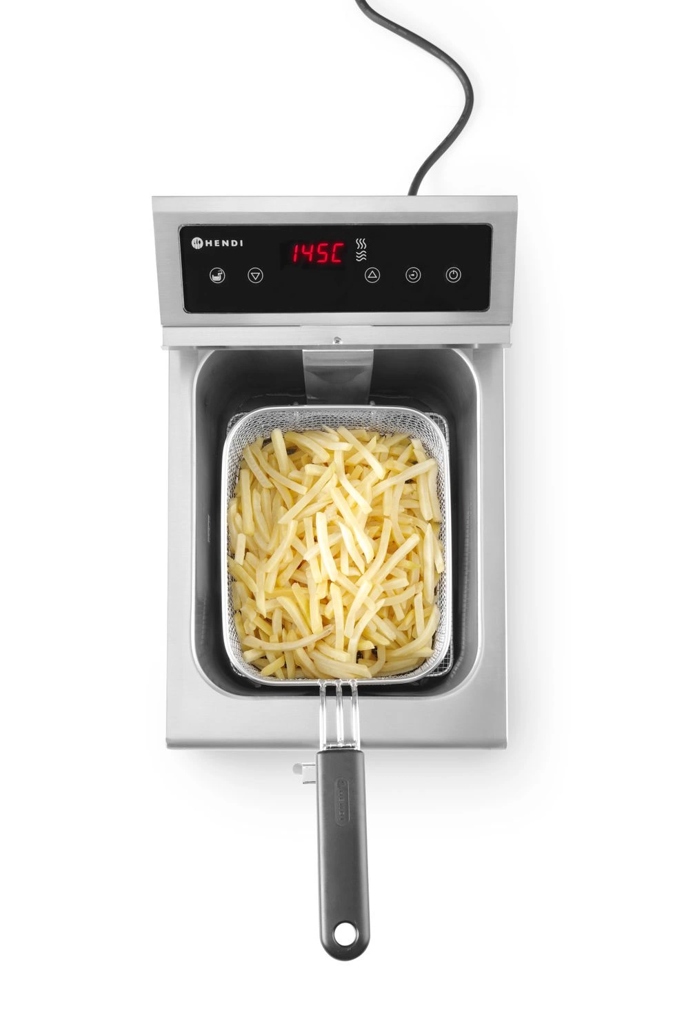 Frytownica indukcyjna Kitchen Line 1-komorowa 8 l, 3.5 kW, 230 V | HENDI 215012