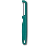 Obieraczka dwustronna IOTA z ząbkowanym ostrzem, zielona | VICTORINOX 6.0943.4